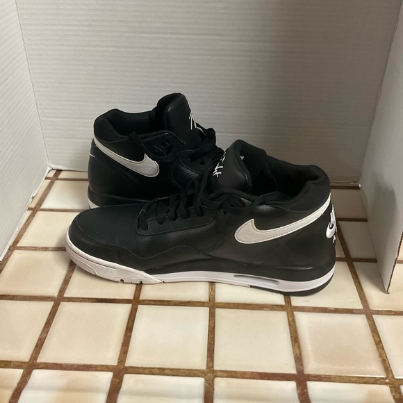 Nike Air Flight Men's Black Sneakers - Picture 5 of 9